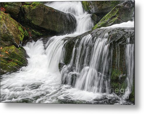 Water Metal Print featuring the photograph Rushing Water #3 by Phil Perkins