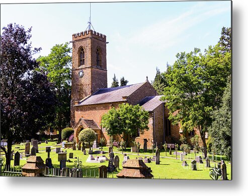 Abington Park.2011 Metal Print featuring the photograph St Peter and St Paul's Church #2 by Gordon James