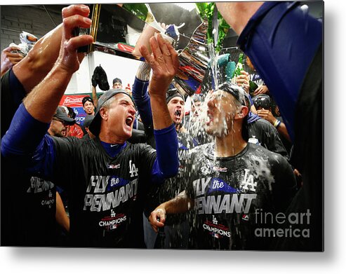 Championship Metal Print featuring the photograph Yasmani Grandal by Jamie Squire