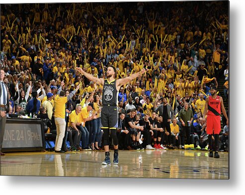 Stephen Curry Metal Print featuring the photograph Stephen Curry #39 by Noah Graham