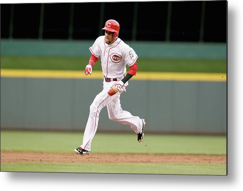 Great American Ball Park Metal Print featuring the photograph Billy Hamilton by Andy Lyons