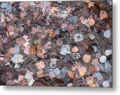 Coin Metal Print featuring the photograph Coins in a Wishing Well #4 by Patricia Marroquin