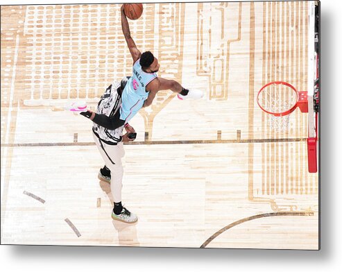 Nba Pro Basketball Metal Print featuring the photograph Derrick Jones by Nathaniel S. Butler