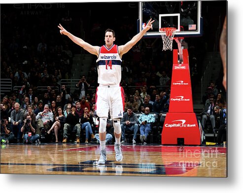 Nba Pro Basketball Metal Print featuring the photograph Jason Smith by Ned Dishman