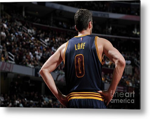 Kevin Love Metal Print featuring the photograph Kevin Love by David Liam Kyle
