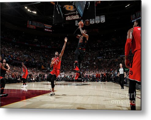 Playoffs Metal Print featuring the photograph Lebron James by Jeff Haynes