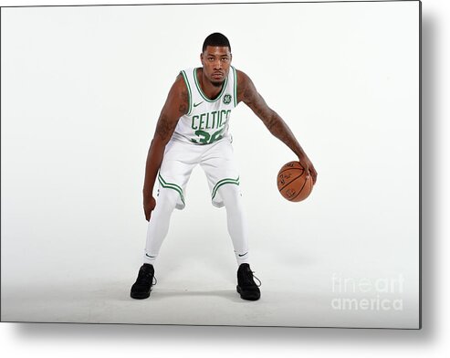 Media Day Metal Print featuring the photograph Marcus Smart by Brian Babineau