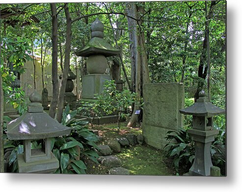 Nezu Metal Print featuring the photograph Nezu Fine Art Garden - Tokyo, Japan #4 by Richard Krebs