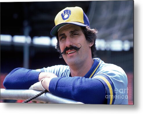 1980-1989 Metal Print featuring the photograph Rollie Fingers #4 by Rich Pilling