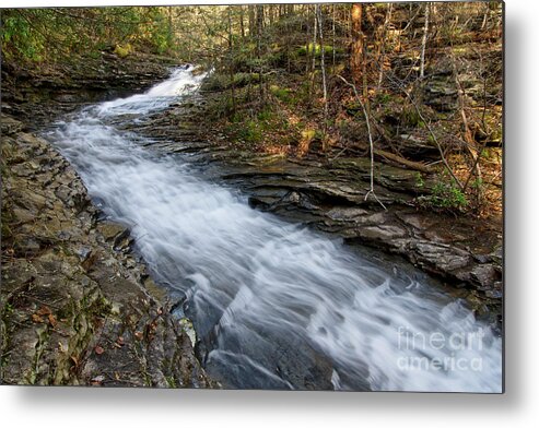 Hike Metal Print featuring the photograph Rushing Water by Phil Perkins