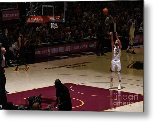 Stephen Curry Metal Print featuring the photograph Stephen Curry #4 by Garrett Ellwood