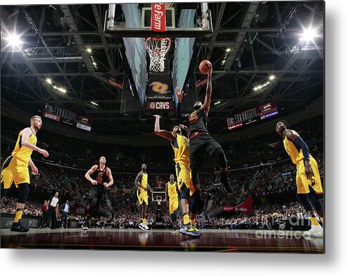 Playoffs Metal Print featuring the photograph Lebron James by Nathaniel S. Butler