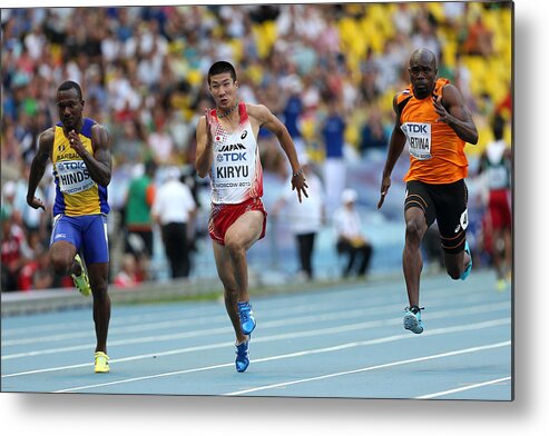 Barbados Metal Print featuring the photograph 14th IAAF World Athletics Championships Moscow 2013 - Day One #5 by Ian Walton