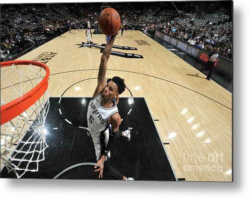 Playoffs Metal Print featuring the photograph Dejounte Murray by Mark Sobhani