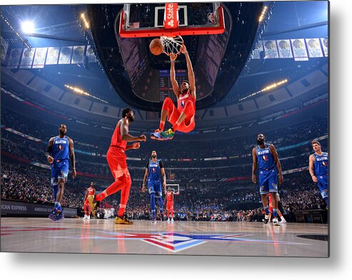 Nba Pro Basketball Metal Print featuring the photograph Giannis Antetokounmpo by Jesse D. Garrabrant