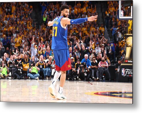 Nba Pro Basketball Metal Print featuring the photograph Jamal Murray by Nathaniel S. Butler