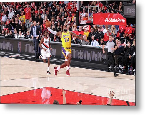 Lebron James Metal Print featuring the photograph Lebron James by Sam Forencich