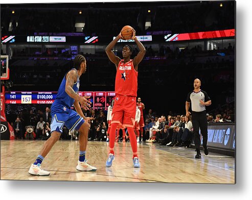 Pascal Siakam Metal Print featuring the photograph Pascal Siakam by Jesse D. Garrabrant