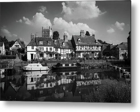 Britain Metal Print featuring the photograph Picturesque Gloucestershire - Tewkesbury #5 by Seeables Visual Arts