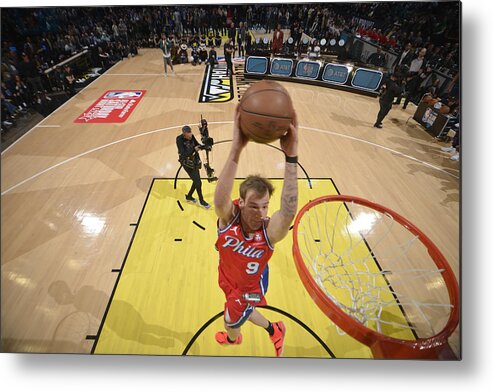 Mac Mcclung Metal Print featuring the photograph 2023 NBA All-Star - AT&T Slam Dunk Contest by Jesse D. Garrabrant