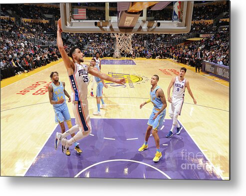 Nba Pro Basketball Metal Print featuring the photograph Ben Simmons by Andrew D. Bernstein
