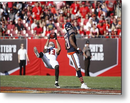 People Metal Print featuring the photograph Chicago Bears v Tampa Bay Buccaneers #6 by Joe Robbins