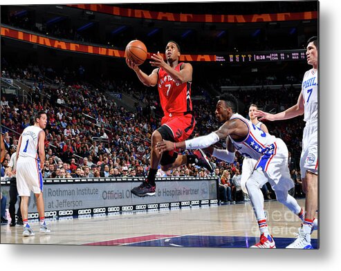 Nba Pro Basketball Metal Print featuring the photograph Kyle Lowry by Jesse D. Garrabrant