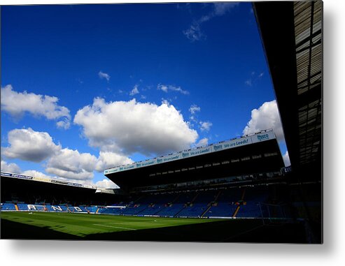 England Metal Print featuring the photograph Leeds United v Nottingham Forest - npower Championship #6 by Paul Thomas