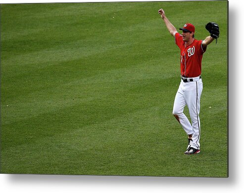 People Metal Print featuring the photograph Max Scherzer by Rob Carr