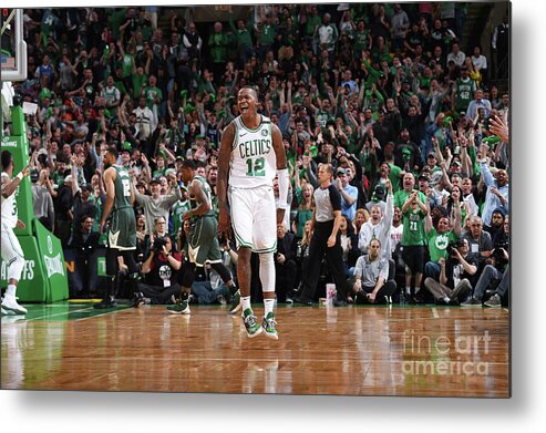 Nba Pro Basketball Metal Print featuring the photograph Terry Rozier by Brian Babineau