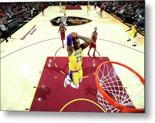 Lebron James Metal Print featuring the photograph Lebron James by Nathaniel S. Butler