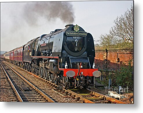 Steam Metal Print featuring the photograph 6233 Duchess Of Sutherland by David Birchall