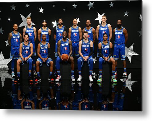 Team Lebron Metal Print featuring the photograph 69th NBA All-Star Game by Jesse D. Garrabrant