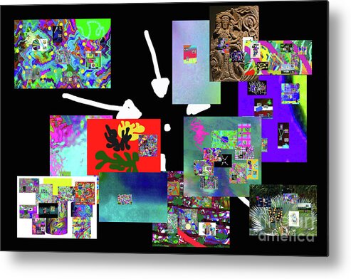 Walter Paul Bebirian: Volord Kingdom Art Collection Grand Gallery Metal Print featuring the digital art 7-4-2020g by Walter Paul Bebirian