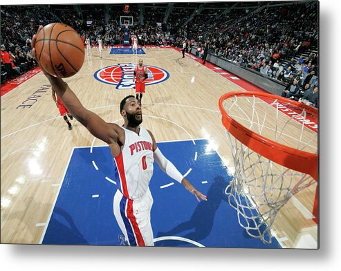 Andre Drummond Metal Print featuring the photograph Andre Drummond by Brian Sevald