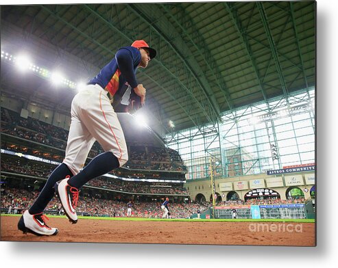 People Metal Print featuring the photograph George Springer by Scott Halleran