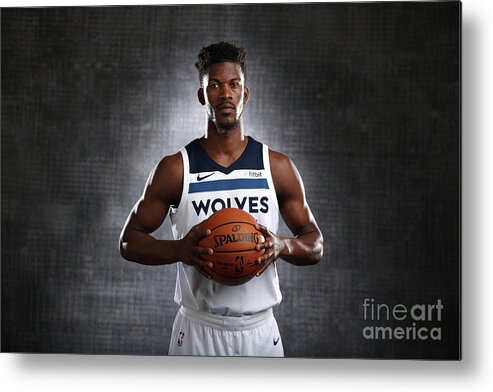 Media Day Metal Print featuring the photograph Jimmy Butler by David Sherman