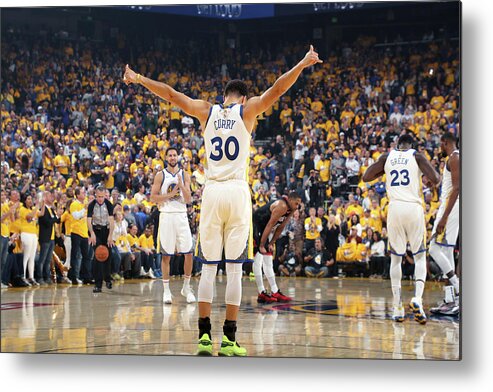Playoffs Metal Print featuring the photograph Stephen Curry by Joe Murphy