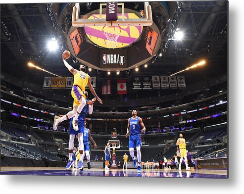 Lebron James Metal Print featuring the photograph Lebron James #71 by Andrew D. Bernstein