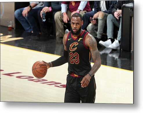 Lebron James Metal Print featuring the photograph Lebron James #74 by Nathaniel S. Butler