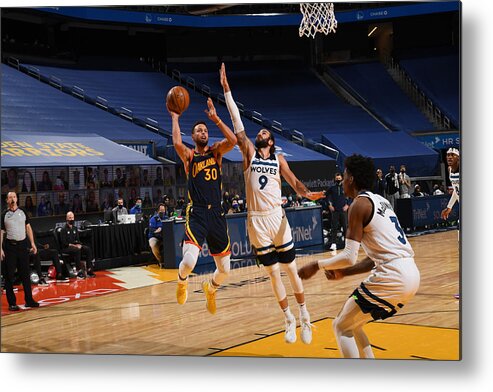 San Francisco Metal Print featuring the photograph Stephen Curry by Noah Graham