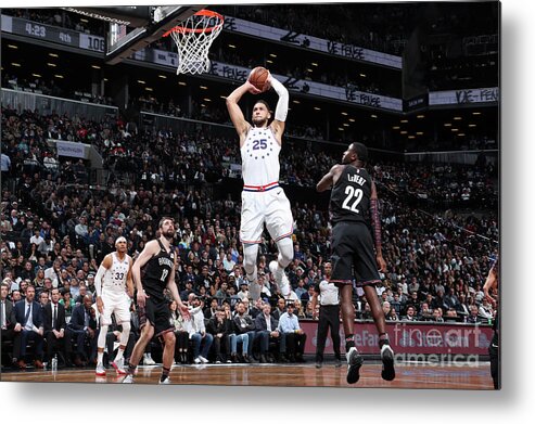 Ben Simmons Metal Print featuring the photograph Ben Simmons #8 by Nathaniel S. Butler