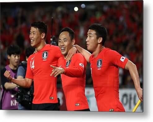 International Match Metal Print featuring the photograph South Korea v Honduras - International Friendly #8 by Chung Sung-Jun