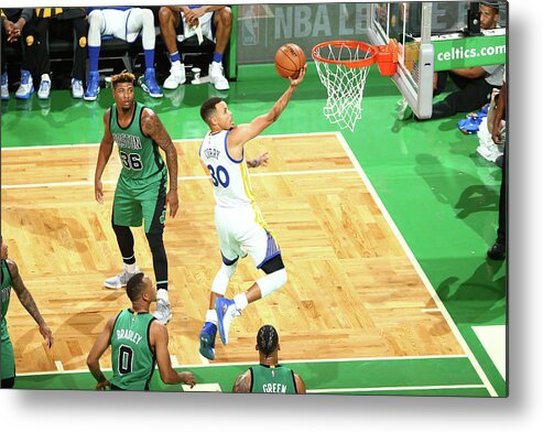 Stephen Curry Metal Print featuring the photograph Stephen Curry by Nathaniel S. Butler