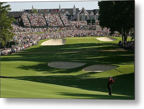 People Metal Print featuring the photograph 89th PGA Championship - Final Round by Jeff Gross