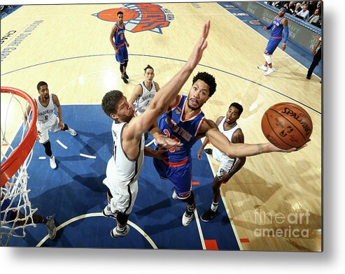 Derrick Rose Metal Print featuring the photograph Derrick Rose #9 by Nathaniel S. Butler