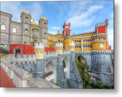 Pena Palace Metal Print featuring the photograph Sintra - Portugal #9 by Joana Kruse