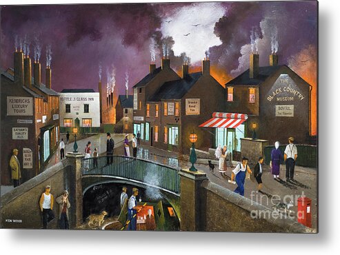 England Metal Print featuring the painting The Blackcountry Community - England by Ken Wood