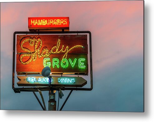 Shady Grove Metal Print featuring the photograph A Beautiful Spot To Relax by Slow Fuse Photography