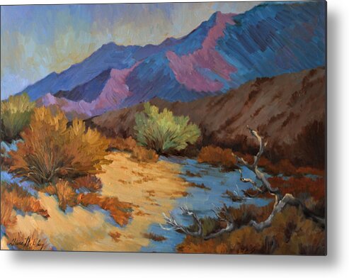 La Quinta Cove Metal Print featuring the painting A Desert Morning by Diane McClary